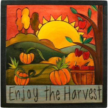 Enjoy the Harvest Plaque