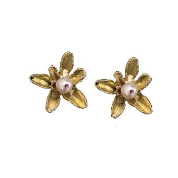 Flowering Thyme Stud Post Earrings