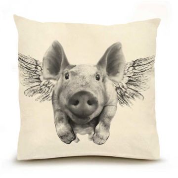 Flying Pig LG Pillow
