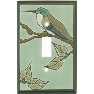 Hummingbird on Branch Switch Plate