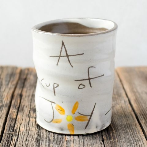 10 oz stackable coffee mug Stackable Ceramic Coffee Mug main image 1