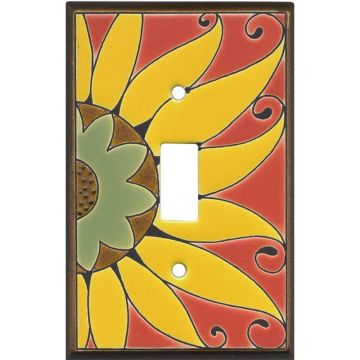 Mexican Sunflower Switch Plate