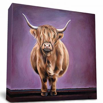 Poppy Cow Canvas Print
