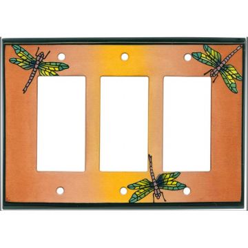 Multi-Color Dragonfly Switch Plate