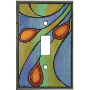 Peacock Switch Plate