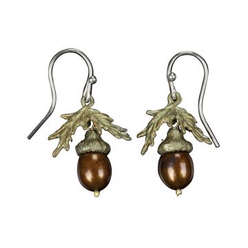 Acorn Wire Earrings