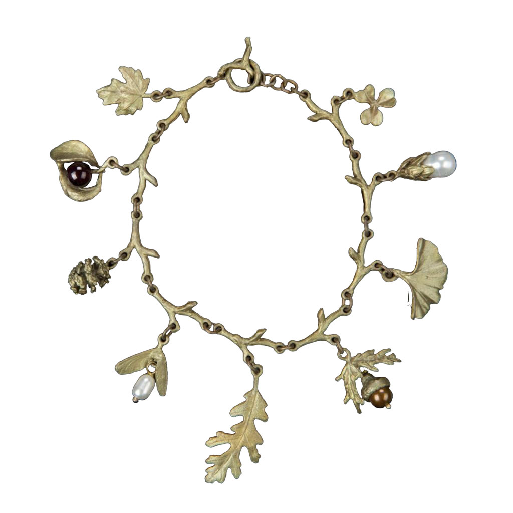 Acorn & Oaks Charm Bracelet