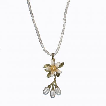 Orange Blossom Seed Pearl Pendant