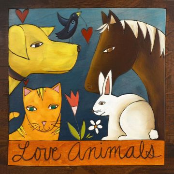 9" x 9" Fur Baby Plaque