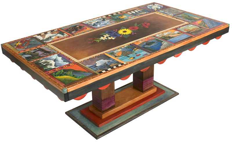 Custom Sticks Dining Table