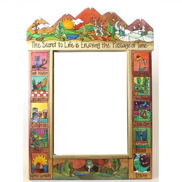 Sticks Secret to Life Seasons Medium Mirror