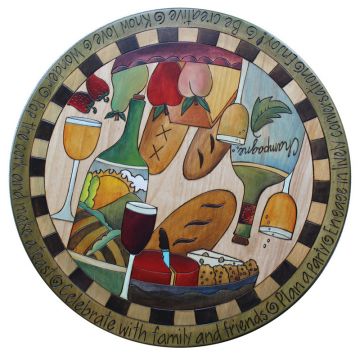 Champagne & Fruit Lazy Susan