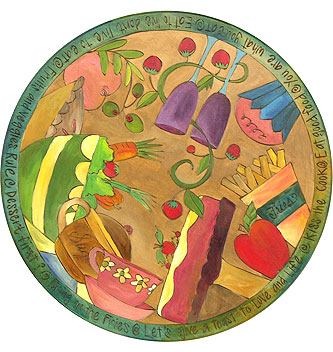 Cupcake & French Fries Lazy Susan