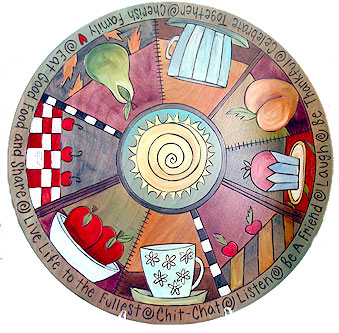 Food Quilt Lazy Susan
