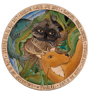 Woodland Animal Lazy Susan