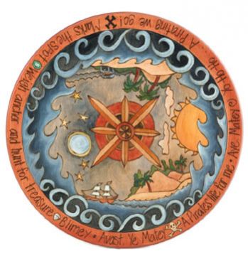 Pirate Landscape Lazy Susan