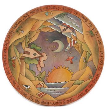 Beach Sticks Lazy Susan