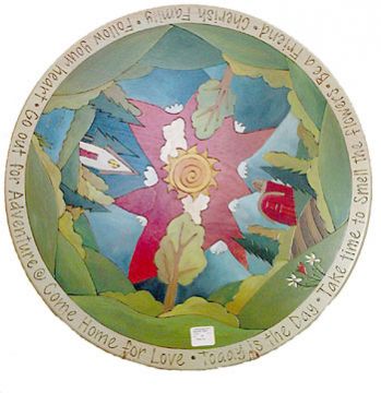 Simple Landscape Lazy Susan