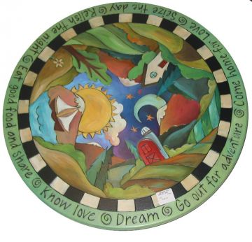 Country Landscape Lazy Susan