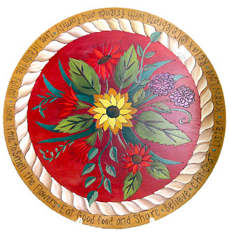 Sunflower Floral Lazy Susan
