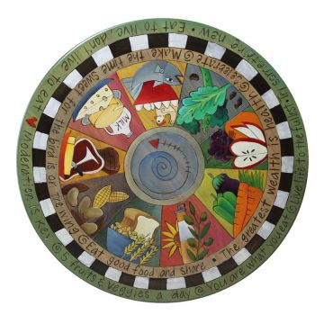 New Food Pyramid Lazy Susan