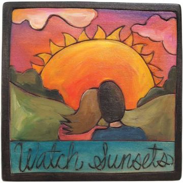 Watch Sunsets Together Plaque