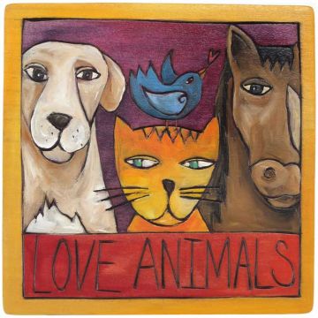 Love Animals Plaque
