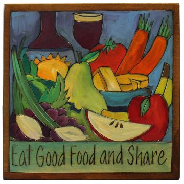 Eat Good Food and Share Plaque