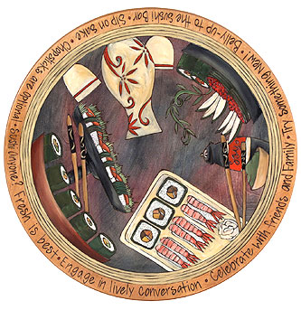 Sushi & Tea Lazy Susan