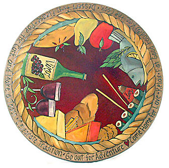 Sushi, Fruit, Dessert & Wine Lazy Susan