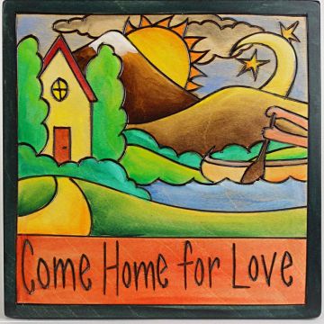 Come Home for Love Canoe Plaque