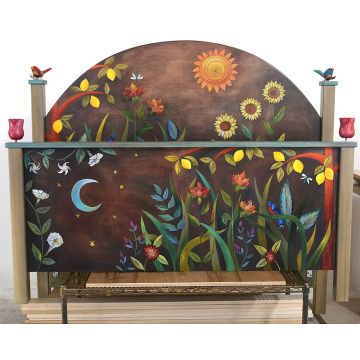 Sticks Queen-Bed Evening Garden