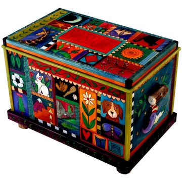 My Stuff Painted Wood Chest