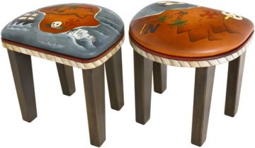 Treasure Map Cushioned Seats